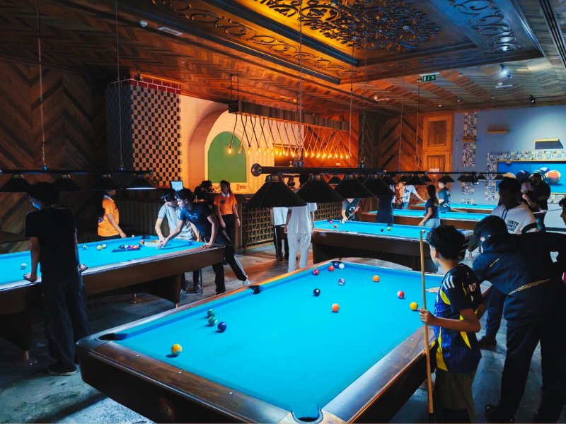 Premium billiards tables at Altitude Arena Sharjah